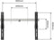 One For All WM6421 - Muurbeugel - 32-65 inch - 15° kantelbaar - Ultra Slim Line