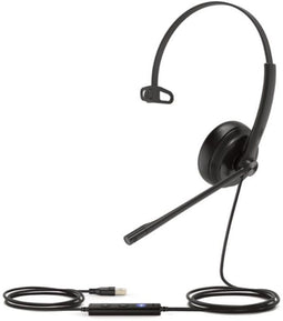 Yealink UH34 Mono - On-Ear Koptelefoon met Microfoon - Draad - Zwart