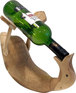 Wijnfles houder Duck
