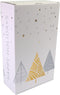 Wijnflesdoos 2 flessen 190x95x330mm Kerstbomen 10 stuks