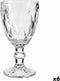Wijnglas Diamant Transparant Glas 330 ml (6 Stuks)