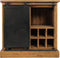 Wijnkast Blackburn - 90x90 cm - reclaimed teak