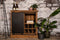 Wijnkast Blackburn - 90x90 cm - reclaimed teak