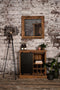 Wijnkast Blackburn - 90x90 cm - reclaimed teak