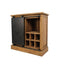 Wijnkast Blackburn - 90x90 cm - reclaimed teak