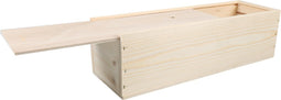 Wijnkist | hout | 1 fles | incl. Deksel | 340x95x85mm | 5 stuks