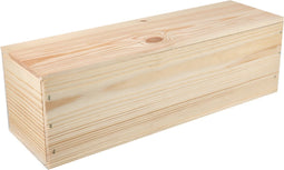 Wijnkist | hout | 1 fles | incl. Deksel | 340x95x95mm | 5 stuks
