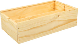 Wijnkist | hout | 2 flessen | excl. Deksel | 340x176x85mm | 5 stuks