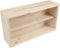 Wijnkist | hout | 2 flessen | plexiglas deksel | 340x176x85mm | 5 stuks