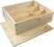 Wijnkist | hout | 3 flessen | incl. Deksel | 340x284x95mm | 5 stuks