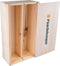 Wijnkist | Je eigen ontwerp | hout | 2 flessen | incl. Deksel | 337x176x85mm | 1 stuks