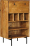 Wijnrek Delhi - wijnkast - barkast - drankkast - wijnrek hout 105 cm