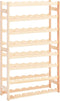 Wijnrek van grenenhout voor 56 flessen 110 x 88,5 x 28 cm (hxbxd)
