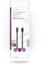 Nedis CCGP39650BK20 - USB-C naar Apple Lightning Kabel - 200cm - Zwart