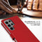 Selencia Samsung Galaxy S24 Ultra - Echt Lederen Bookcase - 3 Pashouders - Rood