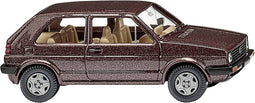 Wiking 004504 H0 Auto Volkswagen Golf II, omberbruin-metallic