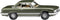 Wiking 014040 H0 Auto Mercedes Benz 350 SL, cipressengroen-metallic