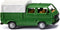 Wiking 0293 09 H0 Auto Volkswagen T3 dubbele cabine - grasgroen