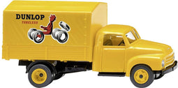 Wiking 035203 H0 Vrachtwagen Opel Vrachtwagen met laadbak en huif (Opel Blitz) Dunlop