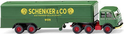 Wiking 051327 H0 Vrachtwagen Mercedes Benz LPS 333 vrachtwagencombinatie Schenker