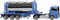 Wiking 053605 H0 Vrachtwagen MAN TGS trekker met tankcontaineroplegger Swap
