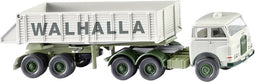 Wiking 0677 12 H0 Vrachtwagen MAN Trekker-kieperopleggercombinatie 'Pausbacke' van Walhalla Kalk