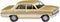 Wiking 0790 05 H0 Auto Opel Kadett B goud-metallic