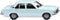 Wiking 079305 H0 Auto Opel Rekord D, lichtblauw