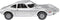 Wiking 0804 10 H0 Auto Opel GT, zilver-metallic