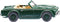 Wiking 081506 H0 Auto Triumph TR4 - mosgroen