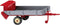 Wiking 0887 04 H0 Aanhanger Fortuna breedstrooier voor stalmest, zilverkleurig/karmijnrood