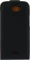 Wiko Barry Hoesje - Xccess - Serie - Kunstlederen Flipcase - Zwart - Hoesje Geschikt Voor Wiko Barry