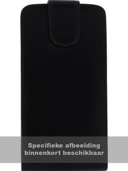 Wiko Ridge Hoesje - Xccess - Serie - Kunstlederen Flipcase - Zwart - Hoesje Geschikt Voor Wiko Ridge