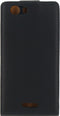Wiko Ridge Hoesje - Xccess - Serie - Kunstlederen Flipcase - Zwart - Hoesje Geschikt Voor Wiko Ridge