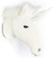 Wild and Soft Dierenkop - Eenhoorn wit