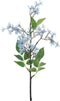 Wild rose spray blue 52cm