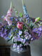 Wild rose spray purple 52cm