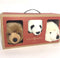 Wild&Soft Babykameraccessoires - Mini Dierenkoppen - Beer
