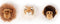Wild&Soft Babykameraccessoires - Mini Dierenkoppen - Jungle
