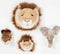 Wild&Soft Babykameraccessoires - Mini Dierenkoppen - Safari