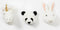Wild&Soft Babykameraccessoires - Mini Dierenkoppen - Wit