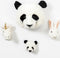Wild&Soft Babykameraccessoires - Mini Dierenkoppen - Wit