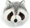 Wild & Soft Josh dierenkop pluche wanddecoratie - Wasbeer