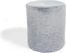 Wild & Soft Poef medium Koala grey - Super zacht