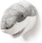 Wild & Soft - Trophy haai Jack - Dierenkop