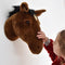 Wild & Soft - Trophy paard donker bruin Scarlett - Dierenkop