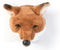 Wild&Soft- Wanddecoratie dierenkop pluche vos louis
