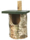 Wildbird Nestkast Berk Halfholenbroeders - Broeden - 17.5x22.5x30 cm Grijs Groen