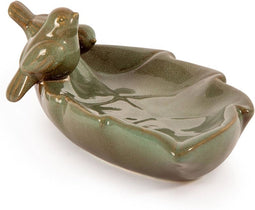 Wildbird Waterschaal Almsee - Vogel - Voerbak- Drinkbak - 32x18x12 cm Groen