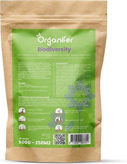 Wildbloemenmengsel - 62 Soorten (500g, 250m2) - Wilde Bloemenzaad Mengsel Meerjaars - Wilde Bloemen - Wilde Bloemen Zaad - Inheemse Bloemenzaden - Veldbloemen Zaad - Bevordert Biodiversiteit - Trekt Vlinders & Bijen - Organifer